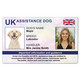 UK Assistance Dog PVC ID Card – Personalised Access & Support Card