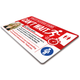 Red Personalised Can't Wait Card with Photo and Name – Personalised Urgent Toilet Card