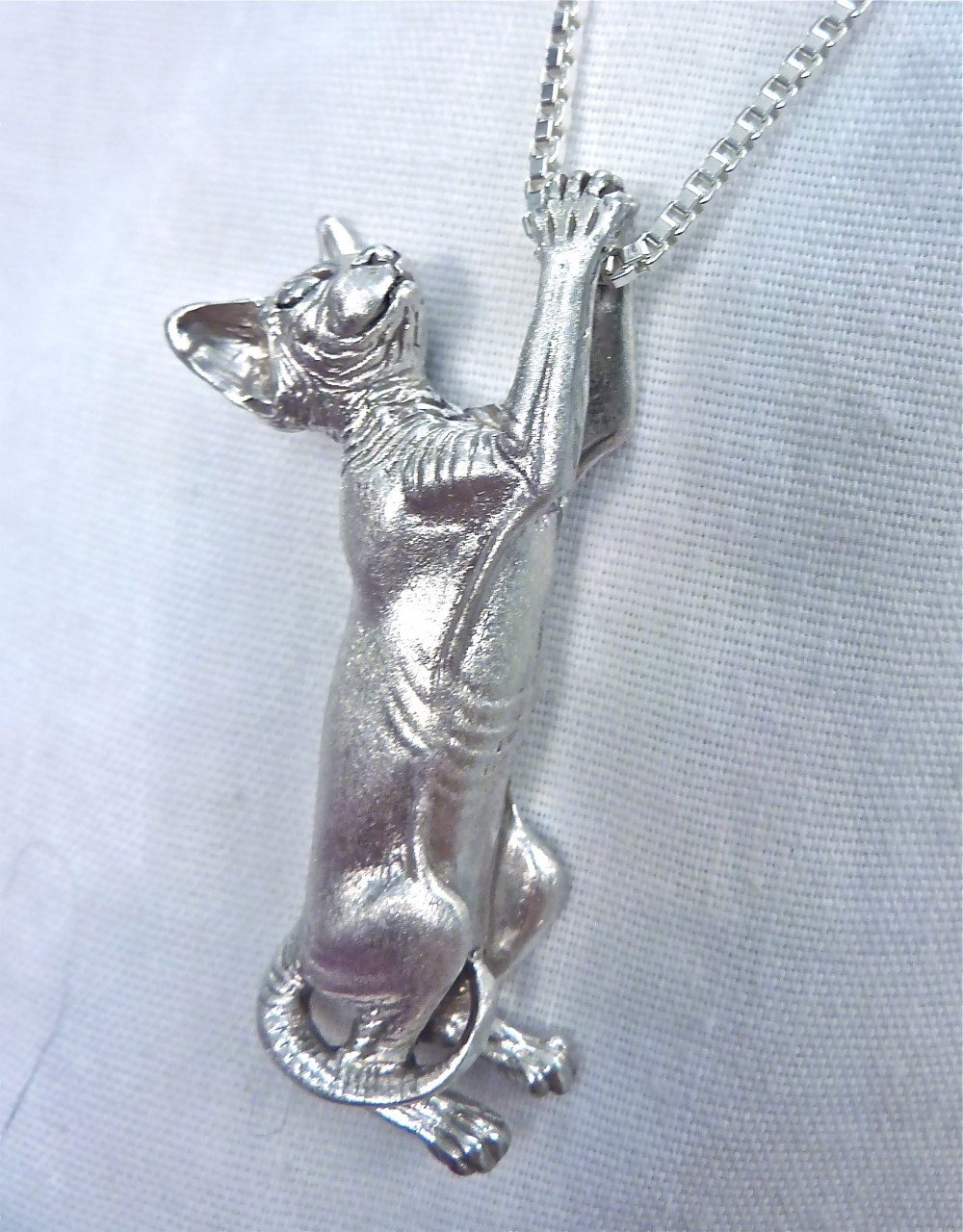 SooyaStudio Cat Ban Pendant 925 Silver