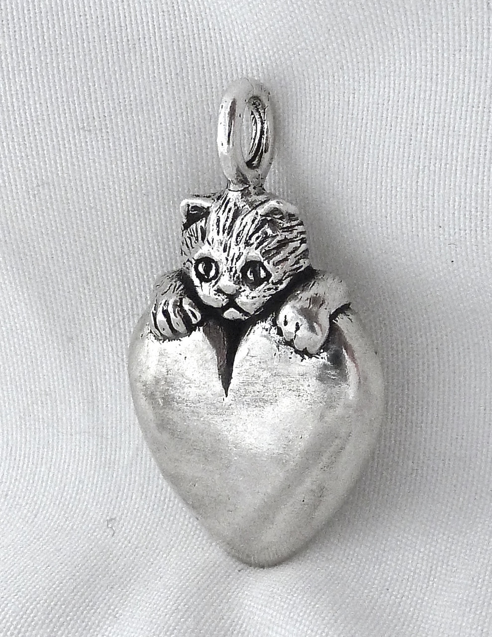 Charity Cat Heart Pendant Fazio's Cat Jewelry