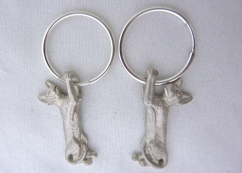 Sphynx Earrings Sterling Silver