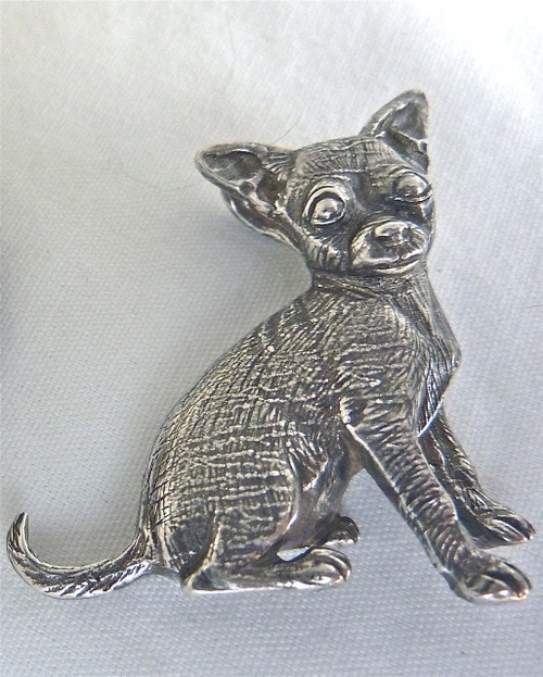 Chihuahua Pendant Sterling
