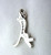 Savannah Cat Charm Sterling Silver Back