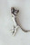 Savannah Cat Charm Sterling Silver
