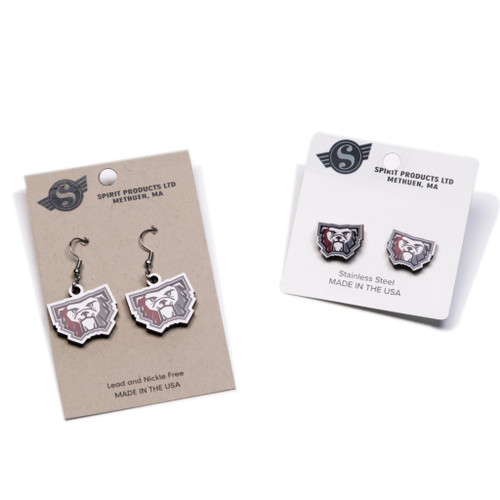 Bulldogs Earrings