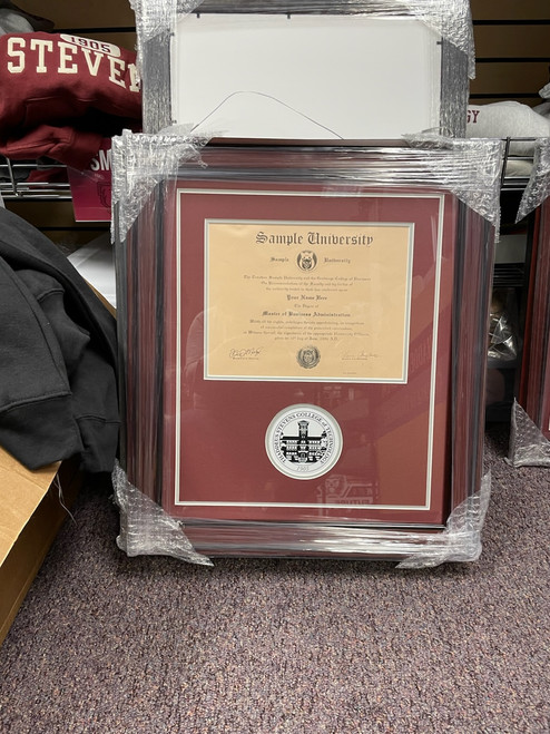 Small  Diploma Frame- In store Pick up Only