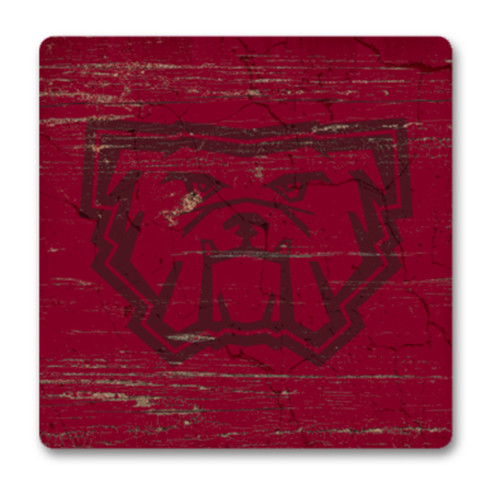 Square Bulldog Magnet