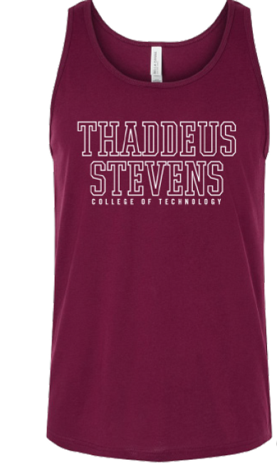 Thaddeus Stevens Tank Top in Maroon