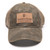 Ballcap Leather and Brown Patch Camo