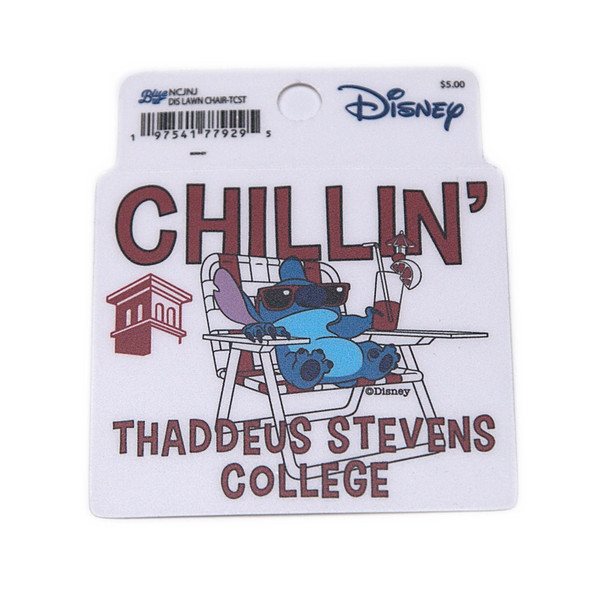 Chillin At Thaddeus Stevens College Sticker