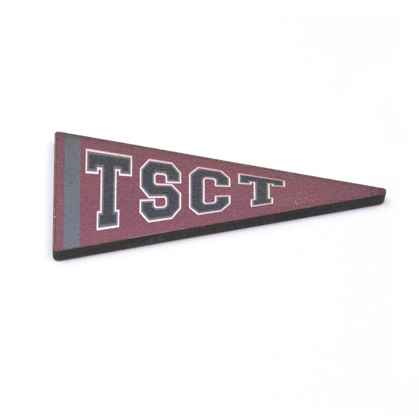 Wood Pennant Magnet