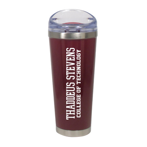 16oz Maroon Tumbler - House of Champ College Store; Thaddeus Stevens  College of Technology