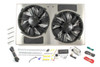 PWM Dual RAD Fan/ Aluminum Shroud Assembly DER66838, DERALE, Cooling Fans - Electric
