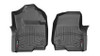 17- Ford F250 Front Floor Liners Black WEA4410121, WEATHERTECH, Floor Mats