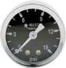 1.5in Gauge 0-15 PSI Liquid Filled ALL80200, ALLSTAR PERFORMANCE, Analog Gauges