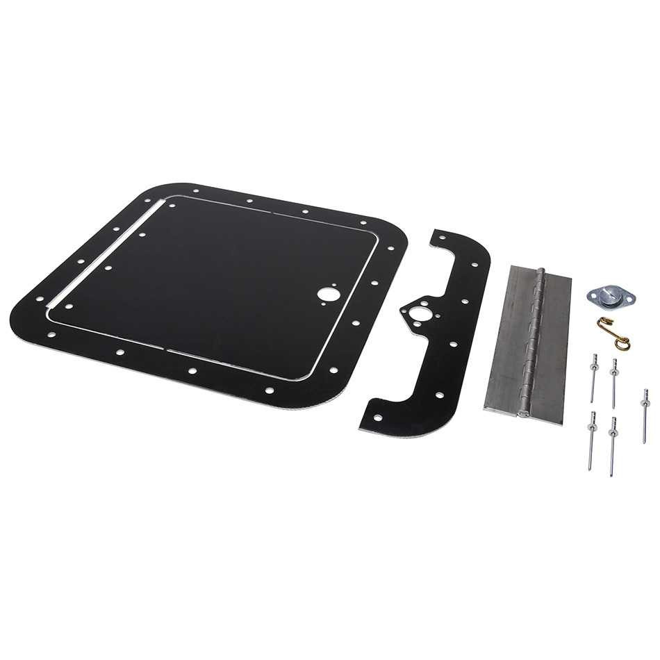 Access Panel Kit Black 8in x 8in ALL18541, ALLSTAR PERFORMANCE, Access Panels
