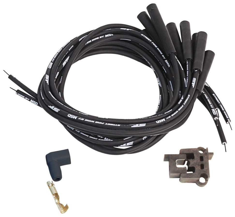 Street Fire Spark Plug Wire Set MSD5551, MSD IGNITION, Spark Plug Wires