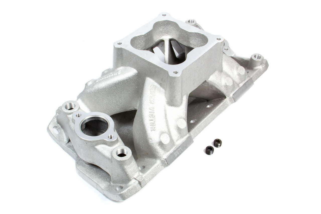 SBC Super Victor 4500 Manifold - 23 Degree EDE2971, EDELBROCK, Intake Manifolds