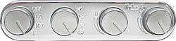 VINTAGE AIR VINTAGE AIR Streamline 4 Knob Control Panel VIN491200-RUA VIN491200-RUA
