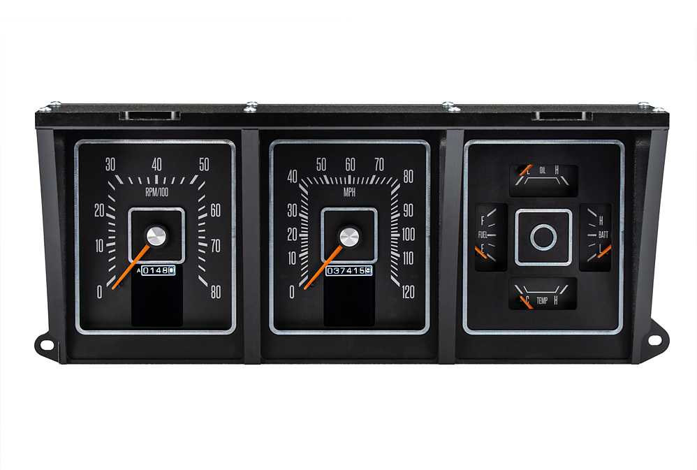 DAKOTA DIGITAL DAKOTA DIGITAL 1973-79 Ford Truck RTX Instrument System DDGRTX-73F-PU-X DDGRTX-73F-PU-X