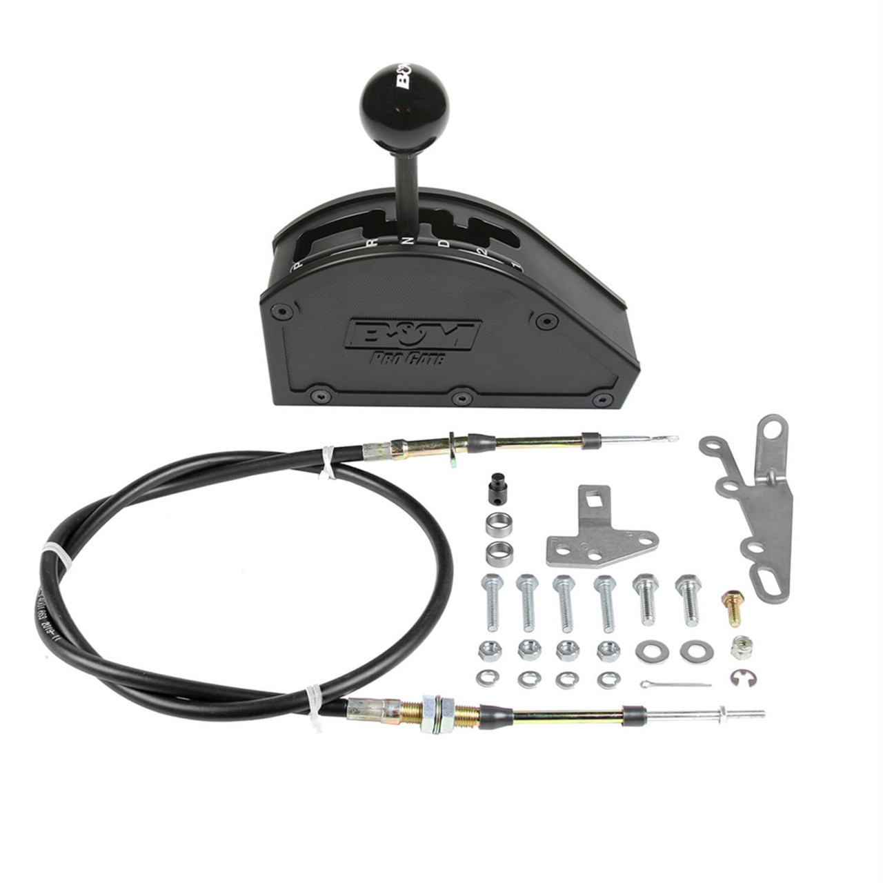 B and M AUTOMOTIVE Pro-Gate Shifter - GM 3-Speed - Rear Exit BMM80889