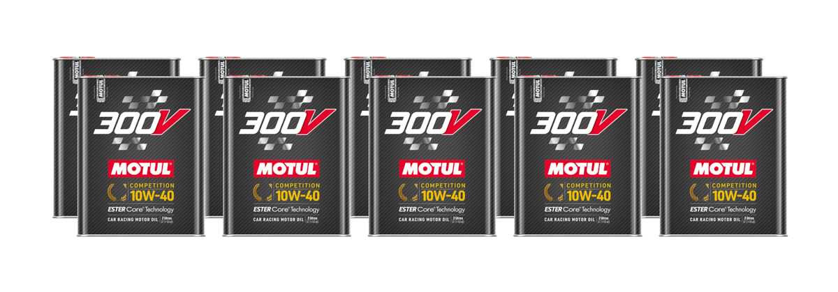 MOTUL USA MOTUL USA 300V Competition Oil 10w40 Case 10 x 2 Liter MTL110821-10 MTL110821-10