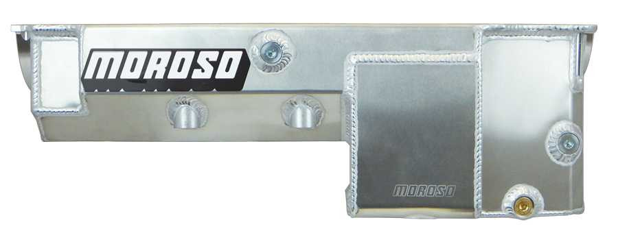 Oil Pan BBC Gen IV W/S W/Div. Tray 8in MOR20485, MOROSO, Engine Oil Pans
