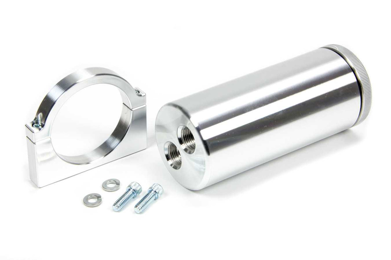 Billet Remote Reservoir w/Mounting Bracket MPP450, MARCH PERFORMANCE, Power Steering Reservoirs