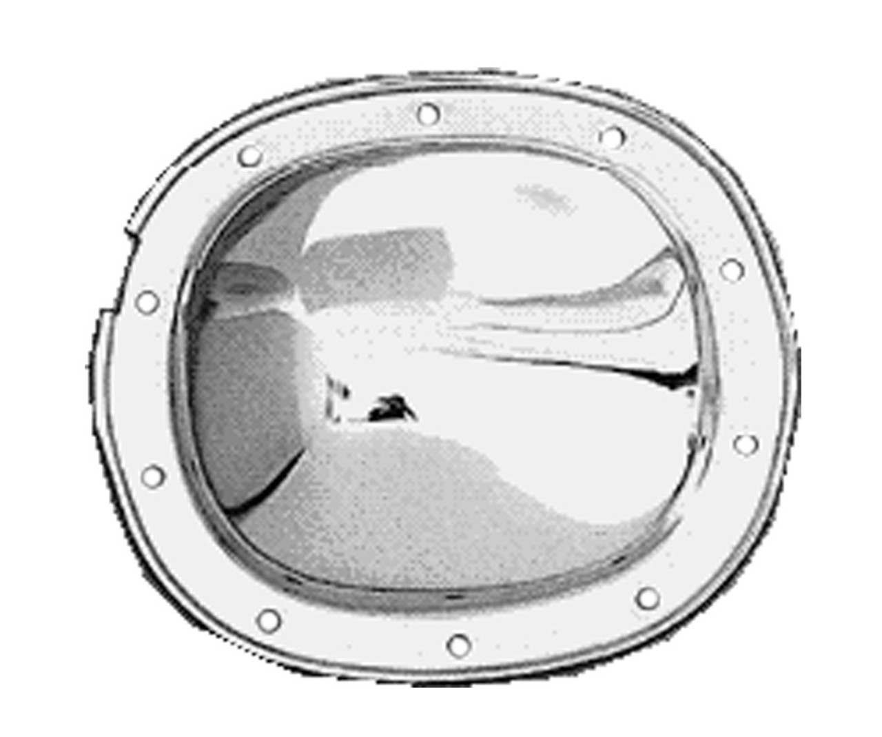 Differential Cover Kit Chrome GM 7.5 7.6 R/G TRA8786, TRANS-DAPT, Differential Covers