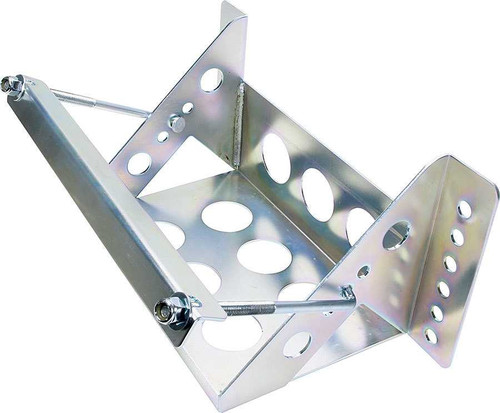 Battery Box Bolt-On Clear Zinc ALL76102, ALLSTAR PERFORMANCE, Battery Boxes, Trays and Components