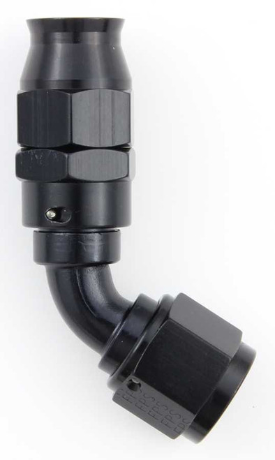 FRAGOLA FRAGOLA Hose Fitting #8 60 Deg PTFE Black FRG686008-BL FRG686008-BL