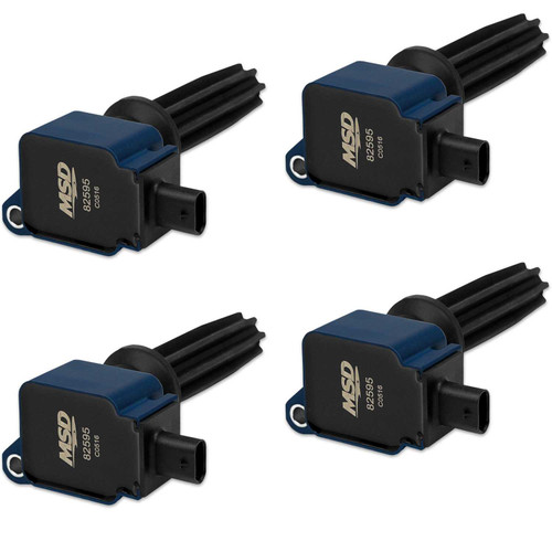 MSD IGNITION MSD IGNITION Coil 4pk Ford Eco-Boost 2.0L/2.3L Blue MSD825945 MSD825945