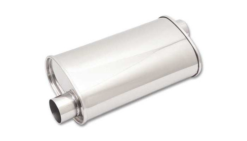 VIBRANT PERFORMANCE VIBRANT PERFORMANCE STREETPOWER Oval Muffler 3in inlet/outlet VIB1127 VIB1127