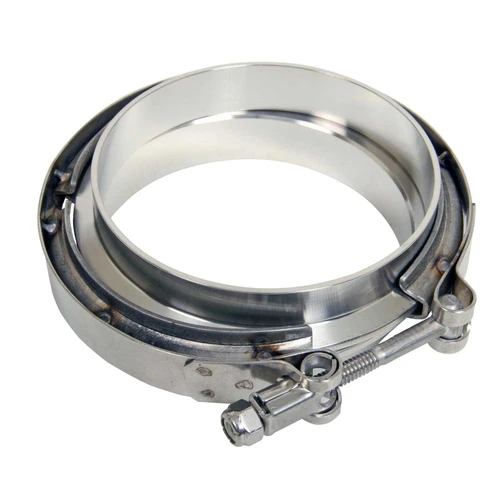 ON TRACK PERFORMANCE INTERLOCKING V-BAND 4 INCH EXHAUST CLAMP OTP694400
