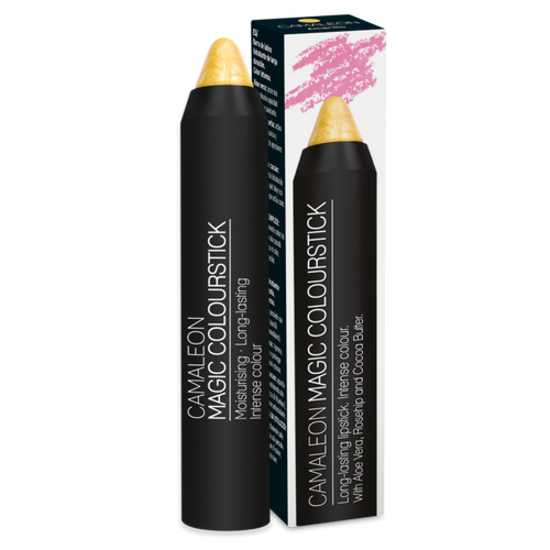 Camaleón magic colourstick. pintalabios permanente. color amarillo