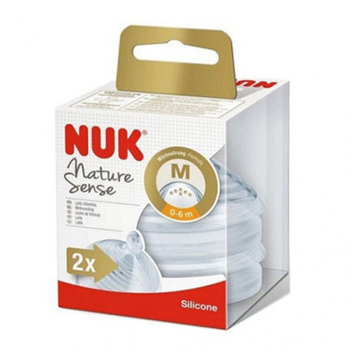 Nuk tetina silicona anticólico nature sense 2 m