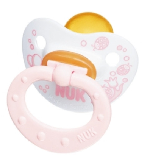 Chupete latex - nukete (rose t-2 2 U con anilla)