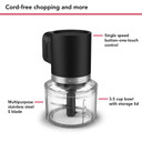 KitchenAid Go™ Cordless Top Down Chopper - battery included KTCR351BM