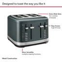 Kitchenaid® 4 Slice Toaster KMT4109JP