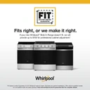 5.0 Cu. Ft. Whirlpool® Gas Range with Frozen Bake™ Technology WEG515S0LS