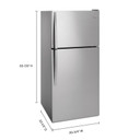 Whirlpool® 30" Wide Top-Freezer Refrigerator WRT148FZDM