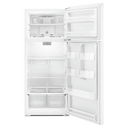 Whirlpool® 28-inch Wide Refrigerator Compatible With The EZ Connect Icemaker Kit – 18 Cu. Ft. WRT518SZFW