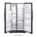 Whirlpool® 33-inch Wide Side-by-Side Refrigerator - 21 cu. ft. WRS321SDHV