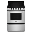 Whirlpool® 24-inch Freestanding Electric Range with Upswept SpillGuard™ Cooktop YWFE50M4HS