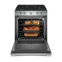 Whirlpool® 5.8 cu. ft. Smart Slide-in Gas Range with EZ-2-Lift™ Hinged Cast-Iron Grates WEGA25H0HZ