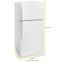 Whirlpool® 30-inch Wide Top-Freezer Refrigerator - EZ Connect Icemaker Kit Compatible- 19.2 cu. ft. WRT519SZDW