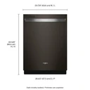 Whirlpool® Large Capacity Dishwasher with 3rd Rack WDT750SAKV