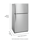 Whirlpool® 33-inch Wide Top Freezer Refrigerator - 21 cu. ft. WRT541SZDZ