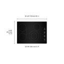 Maytag® 30-Inch Electric Cooktop with Reversible Grill and Griddle MEC8830HB