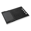 Maytag® 30-Inch Electric Cooktop with Reversible Grill and Griddle MEC8830HS